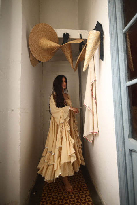 CAMISON RUFFLE MANGA