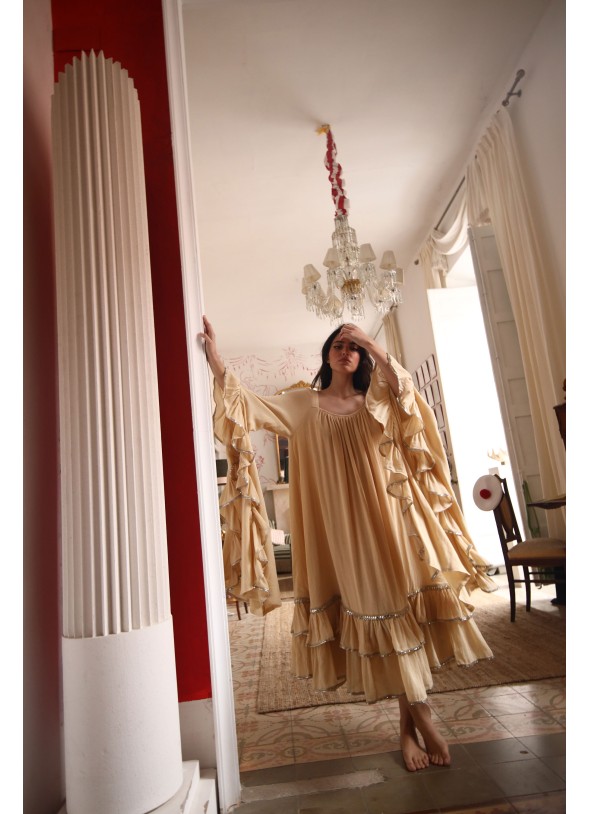 CAMISON RUFFLE MANGA