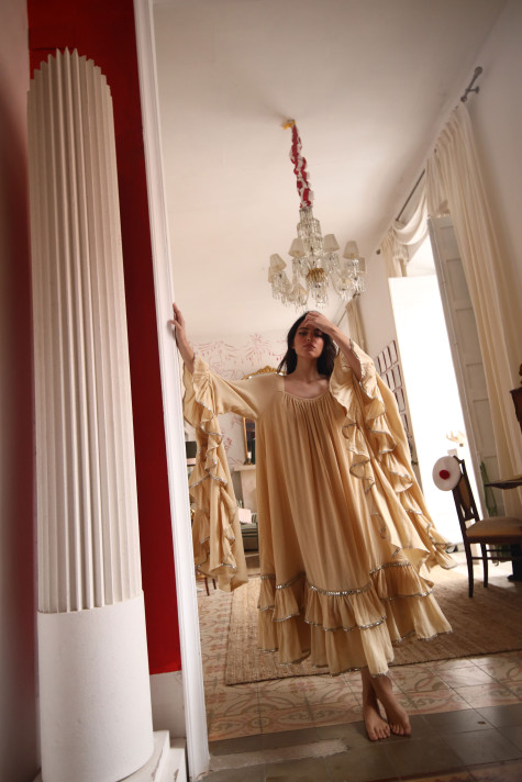 CAMISON RUFFLE MANGA