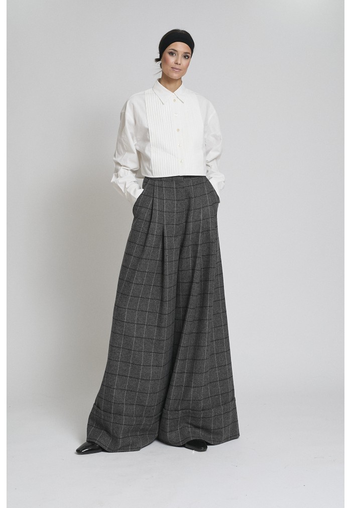 CAMISA BLANCA SMOKING CORTA