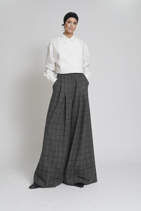 CAMISA BLANCA SMOKING CORTA