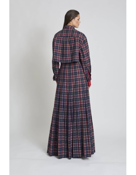 CAMISA CUADROS MARINO