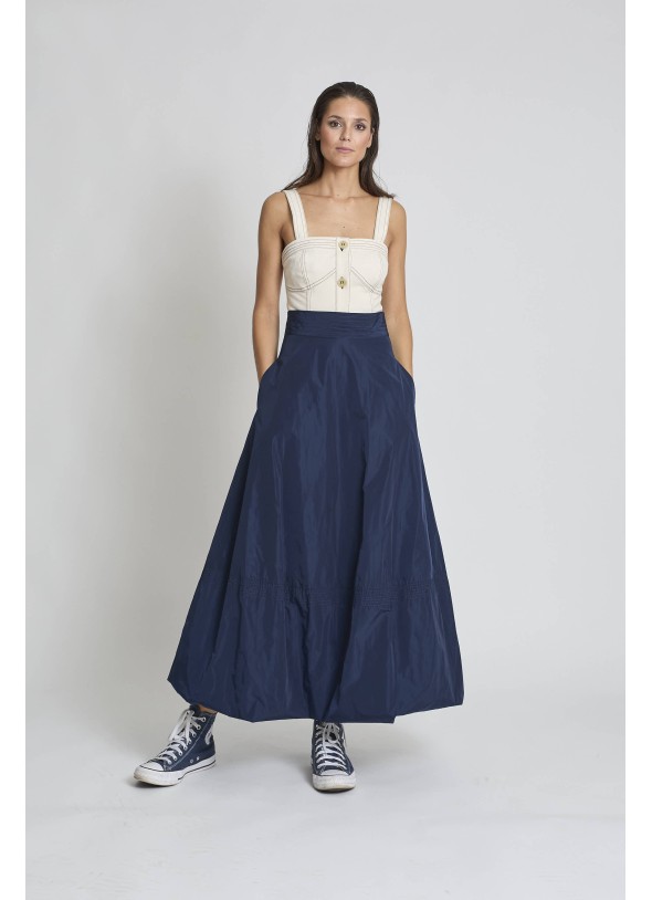 FALDA MARINO TAFETA