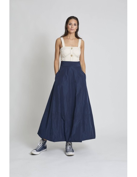 FALDA MARINO TAFETA