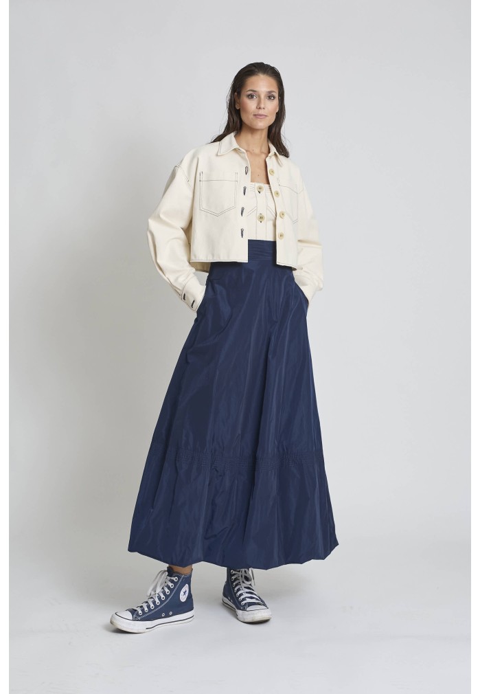 FALDA MARINO TAFETA