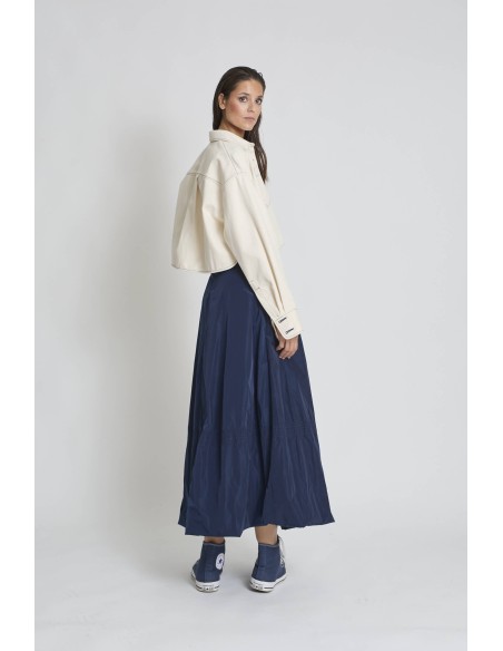 FALDA MARINO TAFETA