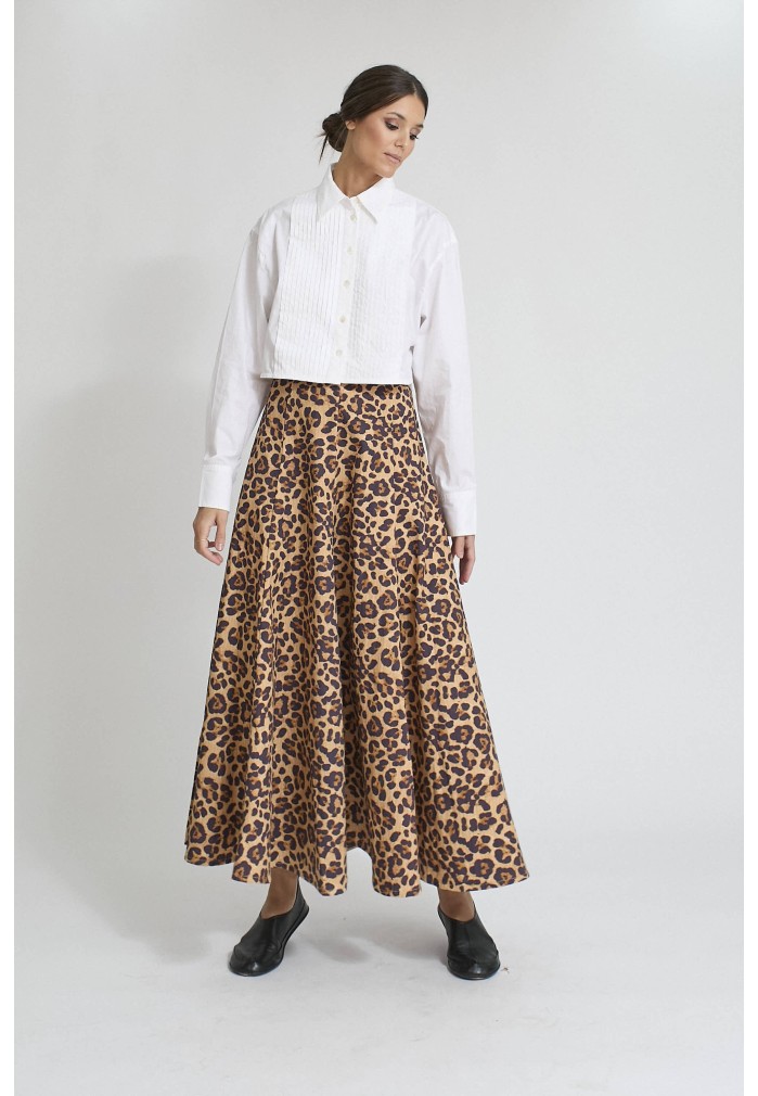FALDA LARGA LEOPARDO 2