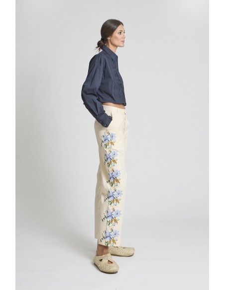 CAMISA SMOKING MARINO