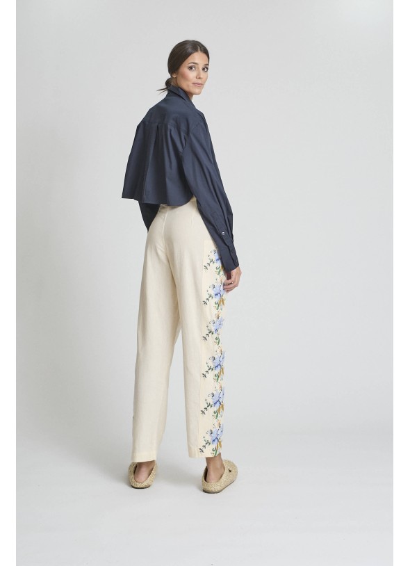 CAMISA SMOKING MARINO