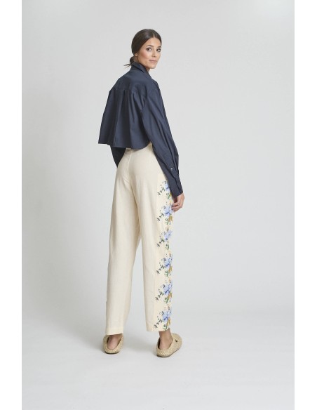 CAMISA SMOKING MARINO