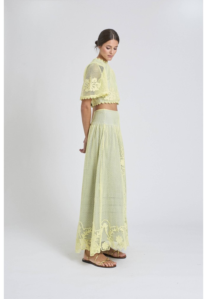 FALDA DIALA LIMA RED 2