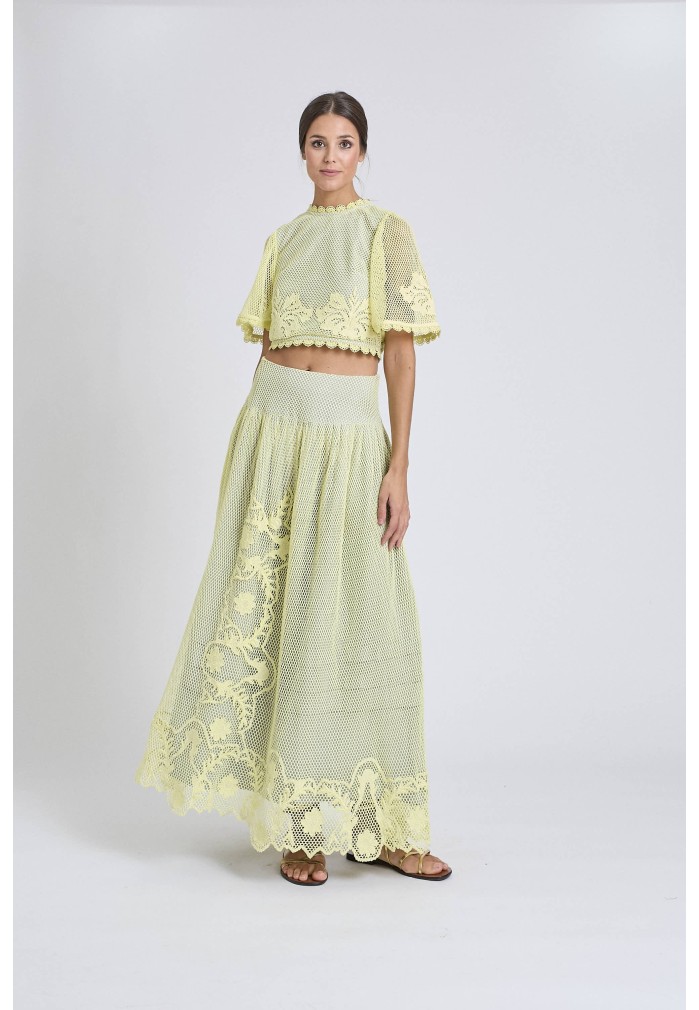 FALDA DIALA LIMA RED