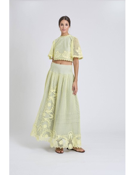 FALDA DIALA LIMA RED