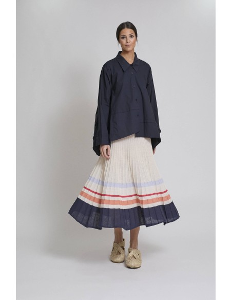 FALDA RAYAS HORIZONTALES BAJO
