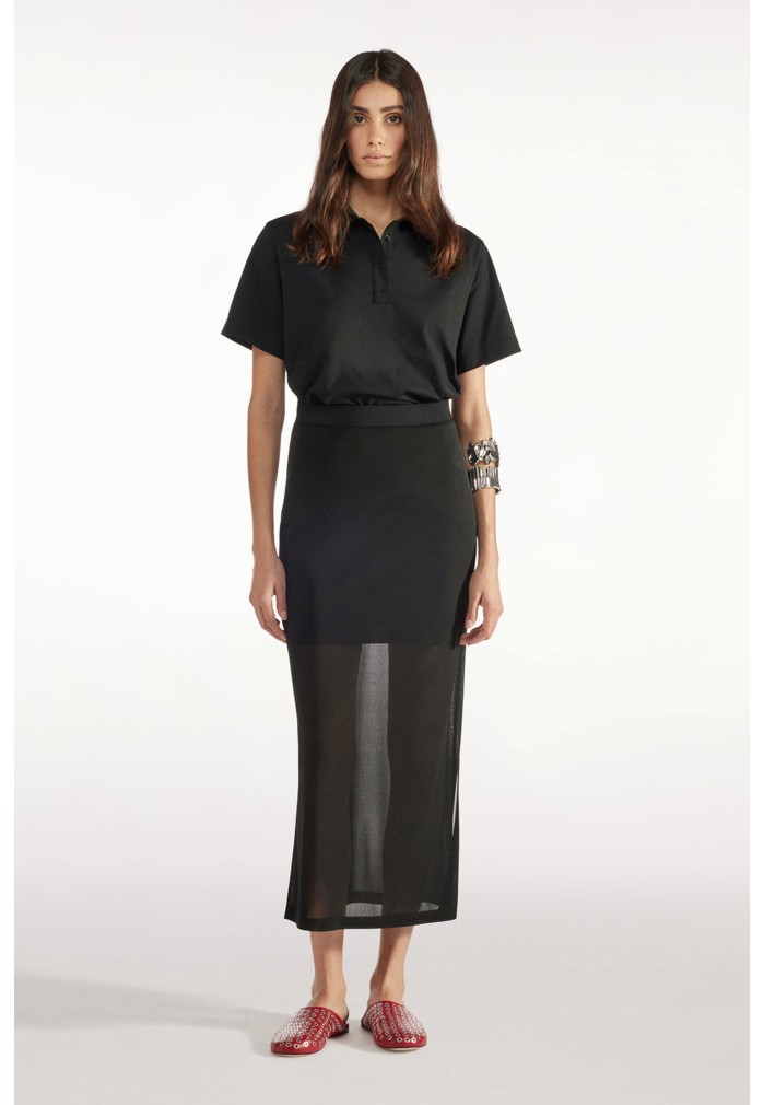 FALDA NEGRA SEMI TRANSPARENTE 2