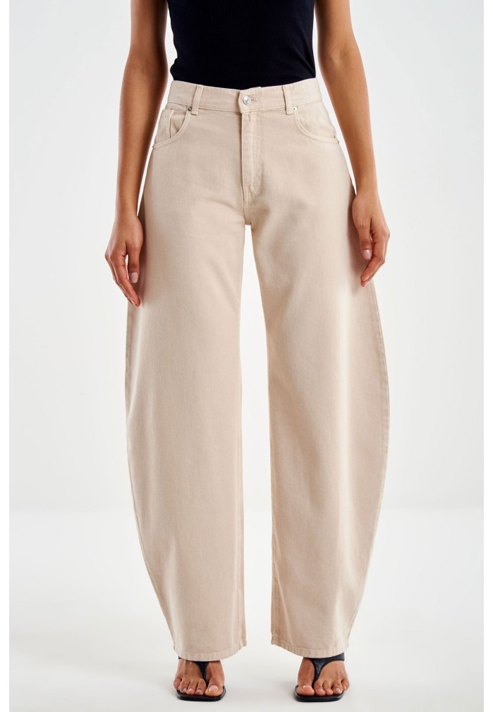 DENIM BALLOON BEIGE 2