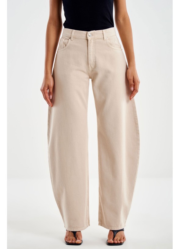 DENIM BALLOON BEIGE