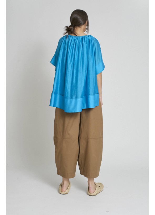 CAMISA GOMA HOMBROS AZUL