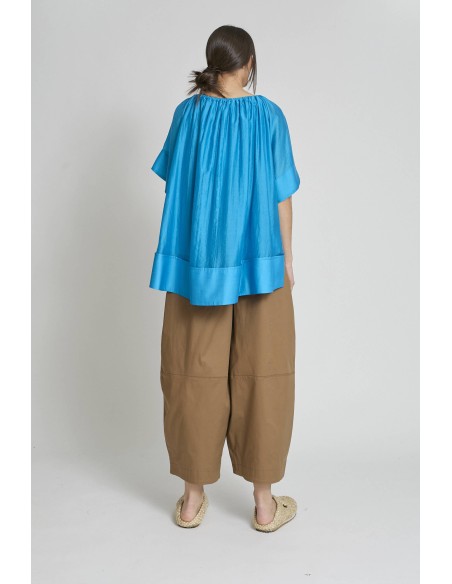 CAMISA GOMA HOMBROS AZUL