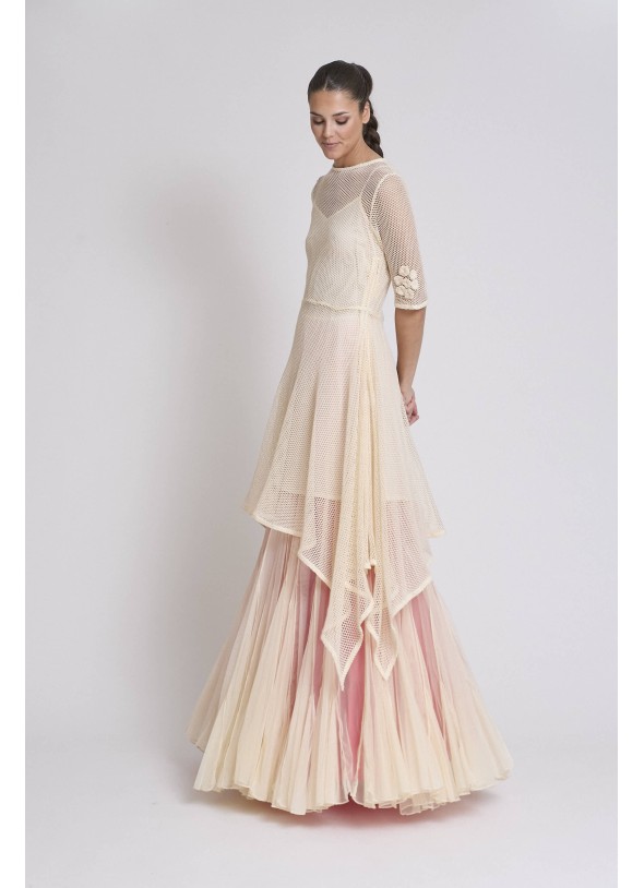 VESTIDO INDO RED CRUDO