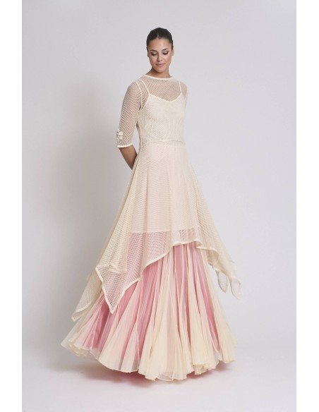 VESTIDO INDO RED CRUDO