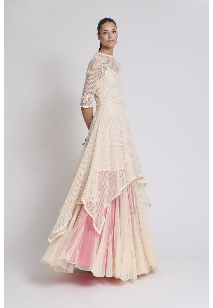 VESTIDO INDO RED CRUDO