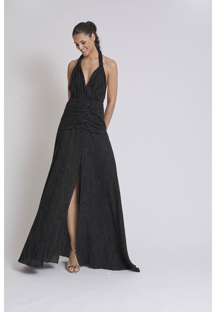 VESTIDO NEGRO ESPALDA