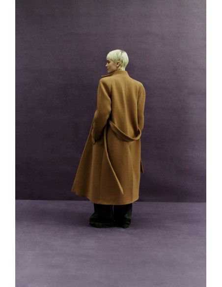 ABRIGO LANA CAMEL