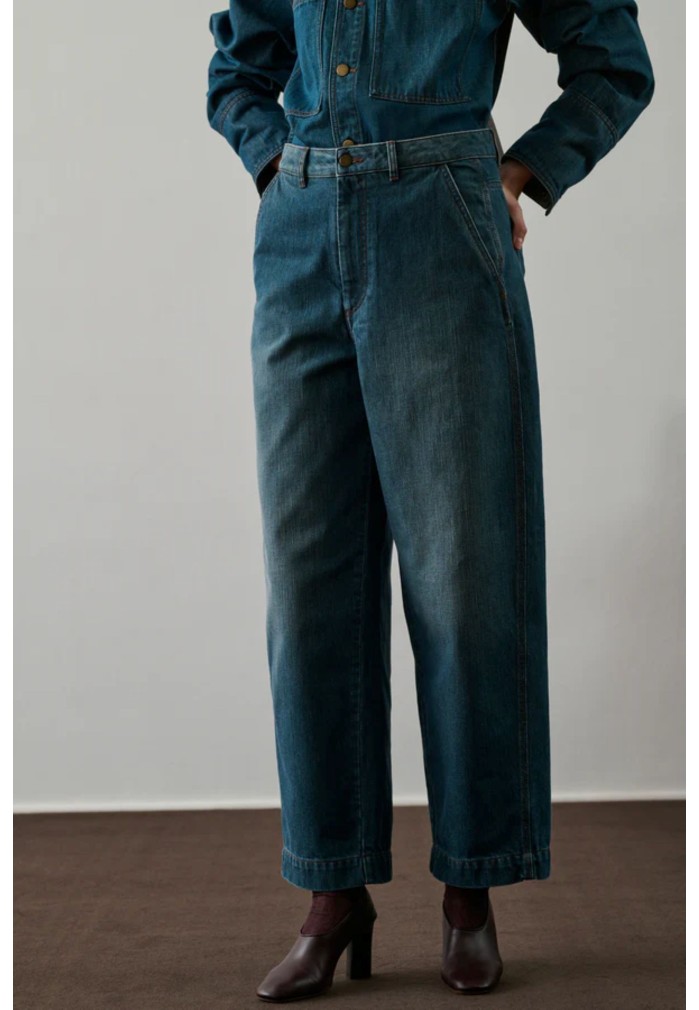 PANTALON AZUL / VERDE GABIN 2