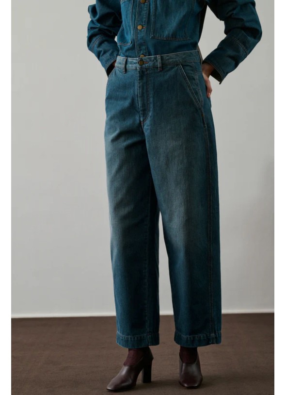 PANTALON AZUL / VERDE GABIN