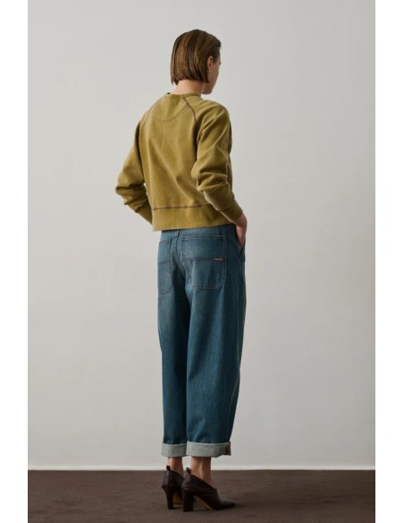 PANTALON AZUL / VERDE GABIN