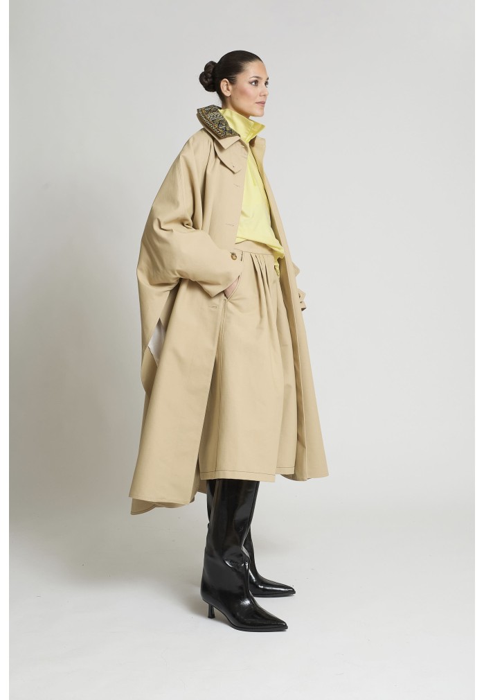 BERMUDA SAMURAY GABARDINA BEIGE 2