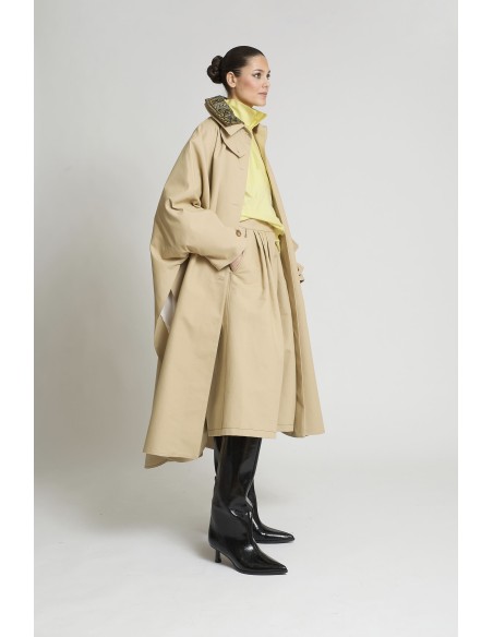 BERMUDA SAMURAY GABARDINA BEIGE