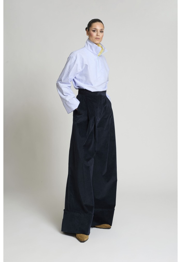 PANTALON SAMURAY VELVETON MARINO