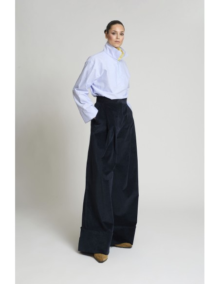 PANTALON SAMURAY VELVETON MARINO