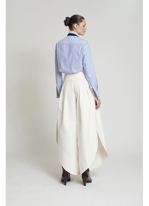 CAMISA CLÁSICA AZULONA/BLANCA