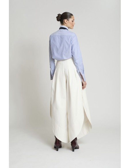 CAMISA CLÁSICA AZULONA/BLANCA