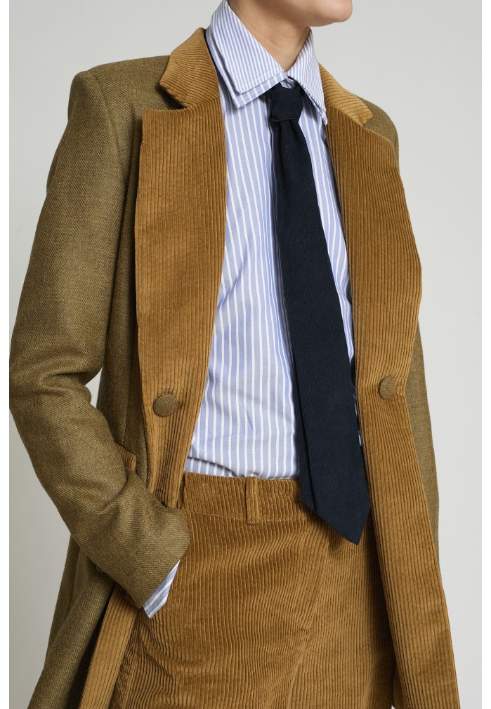 CAMISA CLÁSICA AZULONA/BLANCA