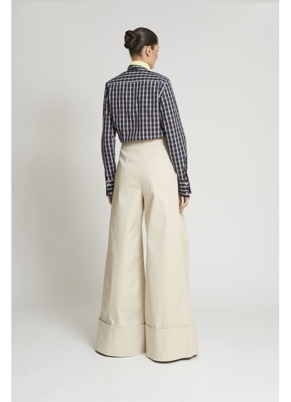 CAMISA CLÁSICA CUADROS MARINO