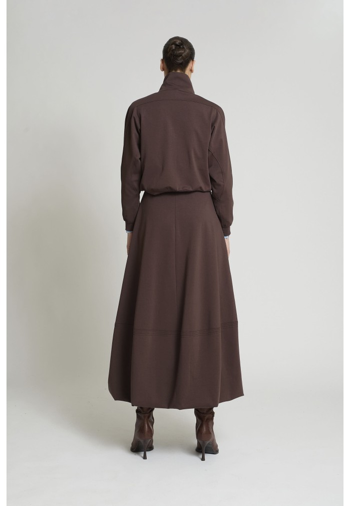 FALDA ELENA MARRON 2