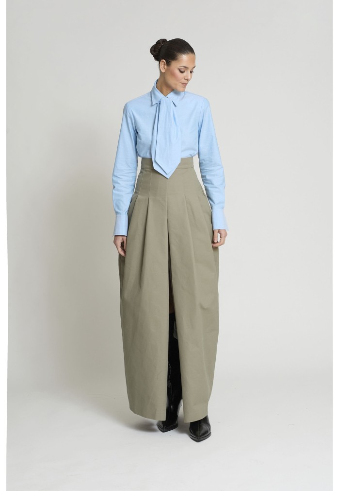 FALDA CARMEN GABARDINA VERDE