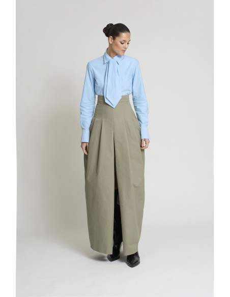 FALDA CARMEN GABARDINA VERDE