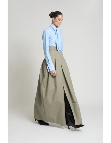 FALDA CARMEN GABARDINA VERDE