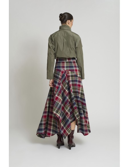 FALDA AIUR CUADROS VERDES