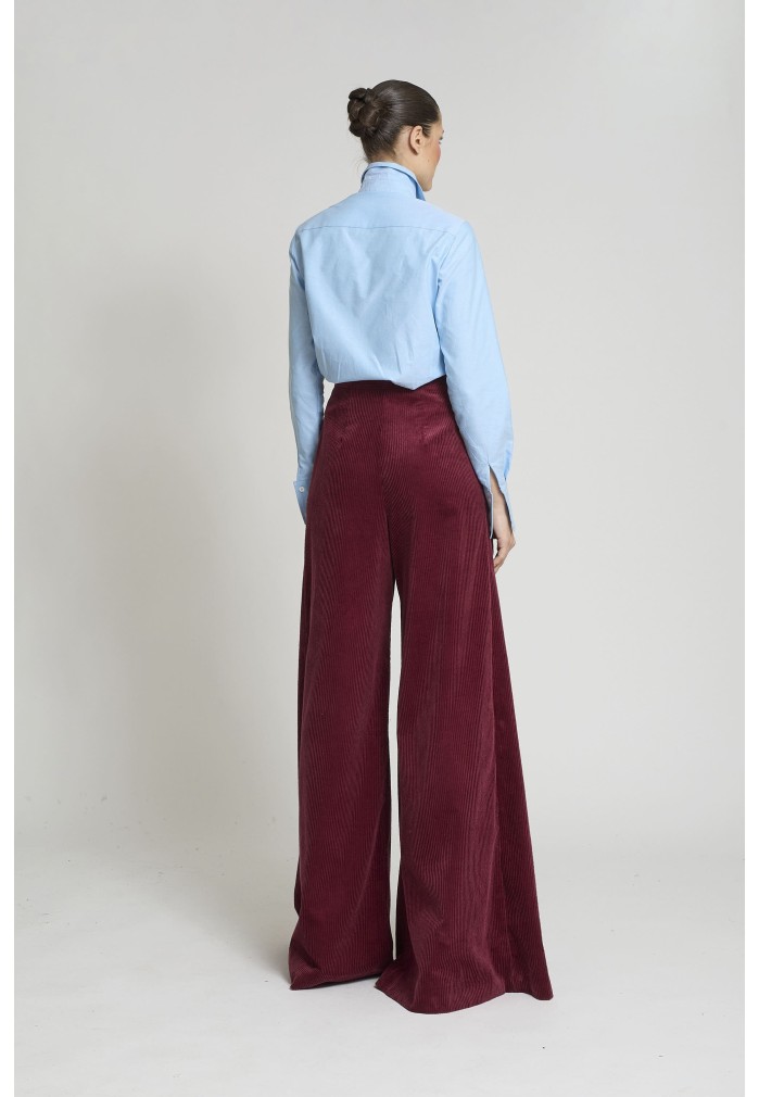 PANTALON SAMURAY PANA GRANATE 2