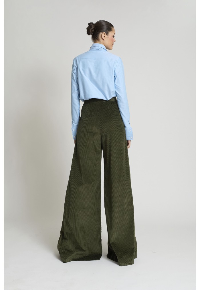 PANTALON SAMURAY PANA VERDE 2