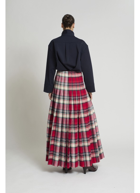 FALDA ANA CUADROS ROJOS