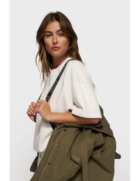 PARKA CORTA VERDE OLIVA