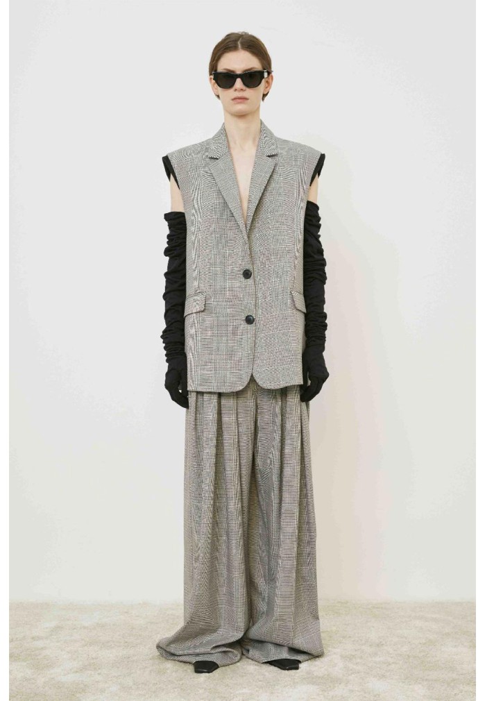 PANTALON BLANCO / NEGRO