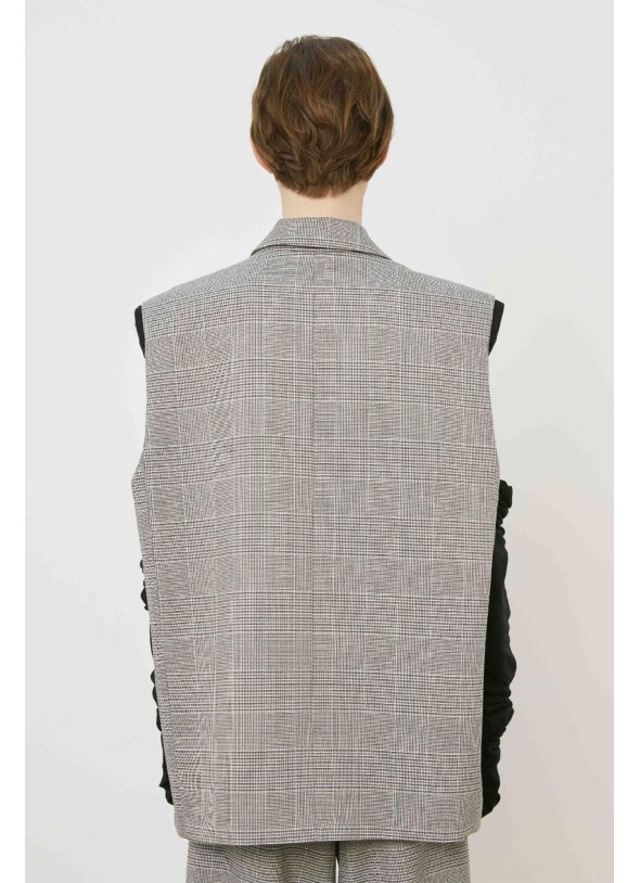 CHALECO BLANCO / NEGRO